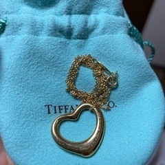 ティファニーのオープンハートネックレス♡