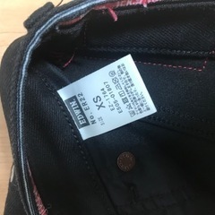 黒　デニム　xsの画像