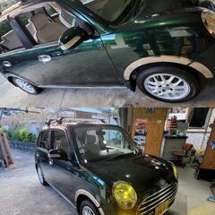 車検付き　純正ルーフキャリア装備　和製ミニクーパー　ミラジーノの画像