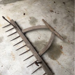 昔の農機具　高北式双用犁。の画像