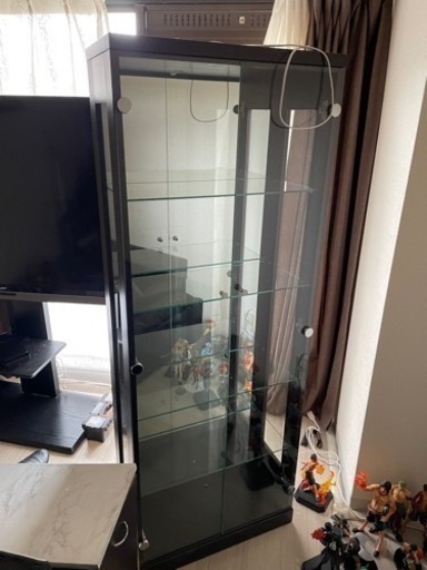 2/19まで出品します！コレクションボードケース  縦160cm 横60cm 奥行25cm 本日中のお取引なら13000円にします！