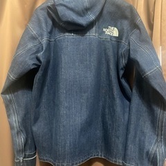 the north face denim mountain jacket の画像
