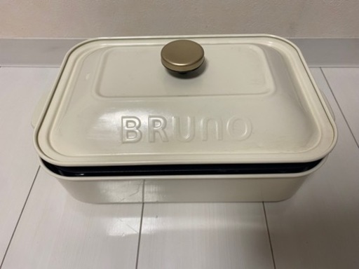 BRUNO コンパクトホットプレート ホワイト BOE021-WH限定色ホワイト