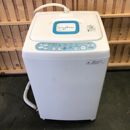 【TOSHIBA】 東芝 電気洗濯機 4.2kg 45L AW-42SG 2009年製