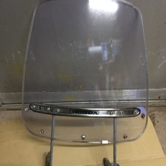 ホンダ　リトルカブ(AA01)用　風防とバスケット(カゴ)ステー