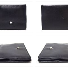 AA730 MONTBLANC モンブラン レザー コインケース 小銭入れの画像