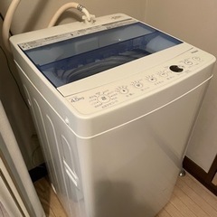 【取引完了】Haier 洗濯機　JW-C45CK