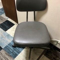 事務用スチール椅子（２脚）