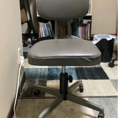 事務用スチール椅子（２脚）の画像