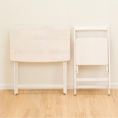 【ニトリ/美品】折りたたみデスク＆チェア（定価9,990円で購入）の画像