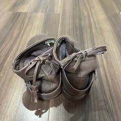 革のブーツ　Mサイズの画像