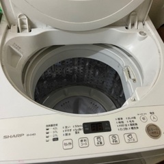 洗濯機譲ります SHARP ES-G4E3の画像