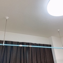 物干し竿　のぼりポール　青　中古品