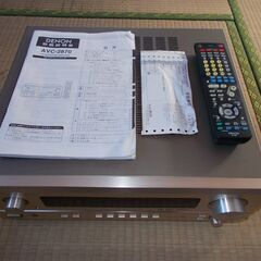 DENON　AVC-2870　AVサラウンドアンプ　リモコン、説...
