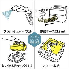 【新品】ケルヒャー(KARCHER) 　家庭用モバイルマルチクリーナー　OC3 1.680-009.0の画像