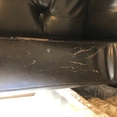 【無料】カリモク調　2名用ソファの画像