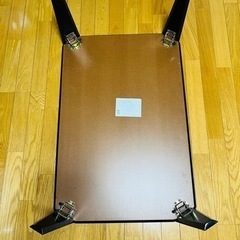 折りたたみテーブル　黒色　１人暮らしの画像