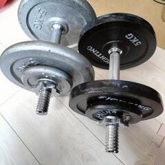 ダンベル　15kg×2セット　プロテイン付