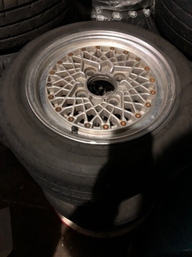 SSRメッシュ　13インチ5.5j 114.3 希少　タイヤ付