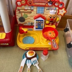 決まりました　アンパンマン おもちゃセット　パン工場　キッチン　積み木の画像