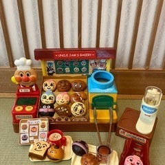 決まりました　アンパンマン おもちゃセット　パン工場　キッチン　積み木