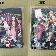 ＜値下げ＞鬼滅の刃  巾着付きランドリー 収納バッグ　胡蝶＆禰豆子