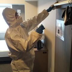 実働3～4時間程！未経験可！土日のみ可！病院や宿泊施設での清掃及び消毒作業の画像