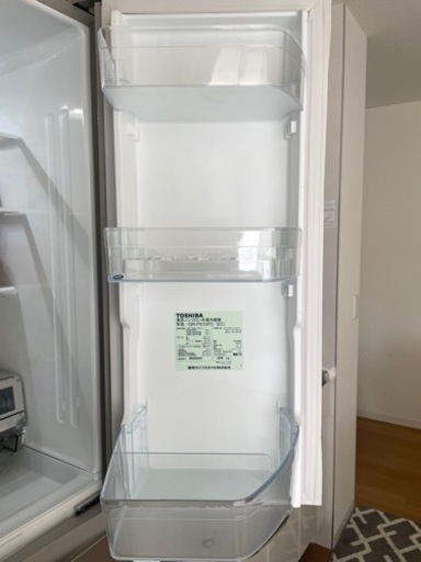 【美品】東芝ノンフロン冷蔵庫2018年製GR-P510FD(EC)