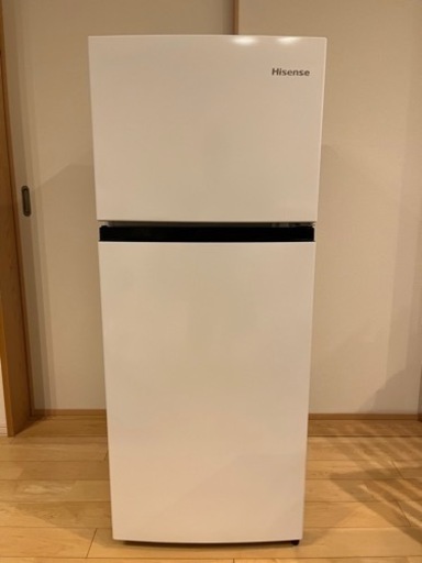 HISENSE2ドア冷蔵庫　一人暮らしにピッタリ