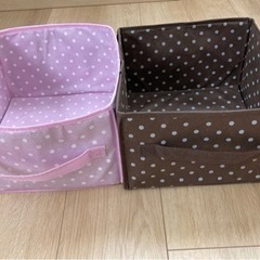 【取引中】折り畳める収納ボックス　チョコと交換