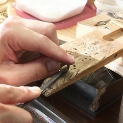手作りしてみませんか？　彫金アクセサリー教室　製作　ワークショップの画像