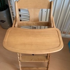 澤田木工所　折り畳み式　ベビーチェアの画像