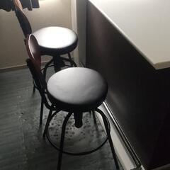 ニトリのカウンターテーブル&椅子2脚セット