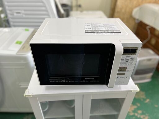 【美品】電子レンジ HMR-FS182 2021年 高年式 日立 50-60Hz ヘルツフリー フラット 家電 生活