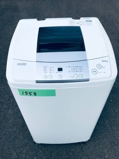 ①✨2017年製✨1558番 ハイアール✨全自動電気洗濯機✨JW-K60M‼️