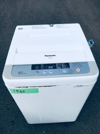 ①1560番 Panasonic✨全自動電気洗濯機✨NA-F60B8‼️