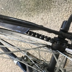 黒い自転車です。(シティーバイク)の画像