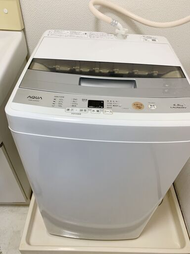 白い家電　2017年制洗濯機、2019年制冷蔵庫
