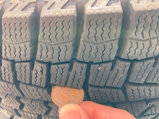 スタッドレスタイヤ　軽自動車用　4本セット　バリ溝　美品　(155/65R14)
