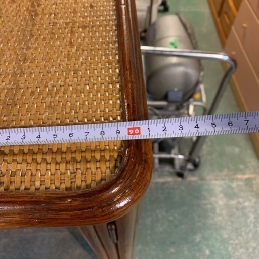 籐製品　食器戸棚　現状品