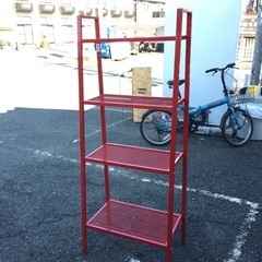 ★中古美品★IKEA LERBERG レールベリ シェルフユニット シェルフ 棚の画像