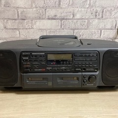 【差し上げます】SONY ドデカホーンラジカセ(難あり)
