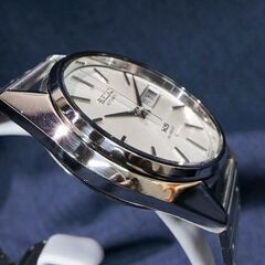 【苫小牧バナナ】SEIKO KS キングセイコー 56KS 5626-8001 HI-BEAT 自動巻き 3針 デイデイト 腕時計 社外ベルト 現品限り