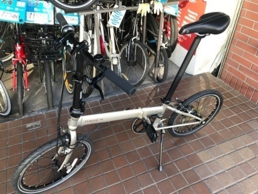 20インチ　ダホン　SPEED　P8　クロモリフレーム　8speed　アッシュゴールド