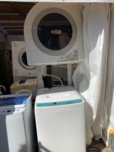 洗濯機\u0026乾燥機セット　台付