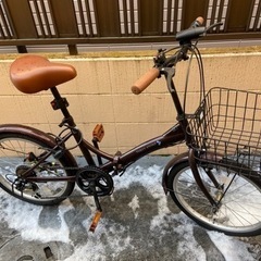 折りたたみ自転車＊19日までに取りに来てくださる方。