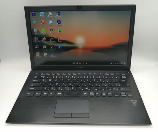 Vaioノートパソコン i5（中古）4GBメモリ、SSD128GB, Win11
