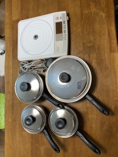 アムウェイ　クィーンクック　無水鍋　ソースパン　フライパン　インダクションレンジ　セット