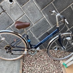 シティサイクル　27インチ自転車　部品取りにも
