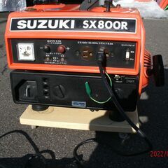 スズキポータブル発電機　ＳＸ８００Ｒ　手渡し限定 　の画像
